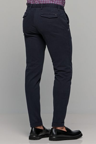AT.P.CO. βαμβακερό ανδρικό παντελόνι chino  - A251SASA45799 Μπλε - Image 8
