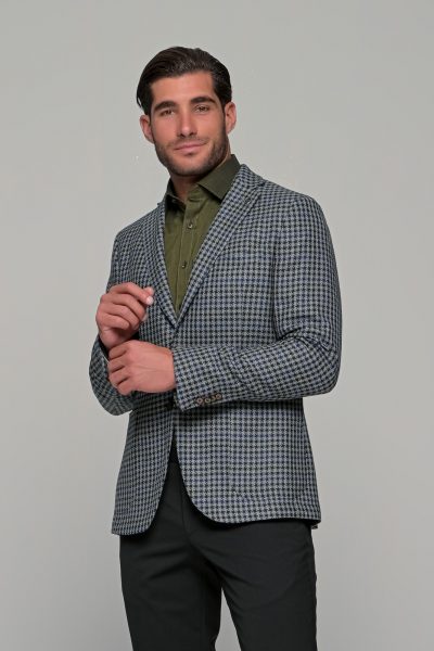 MICHAEL KORS 2κουμπο ανδρικό σακάκι - MK0BL01015-300 Γκρι - Image 8