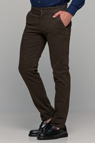 Red Point ανδρικό παντελόνι chino - ODESSA 800986716_0500 Καφέ - Image 9