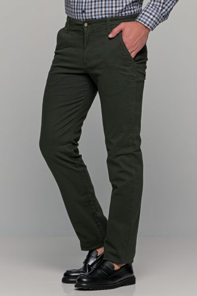Red Point ανδρικό παντελόνι chino - ODESSA 800986716_1900 Λαδί - Image 7