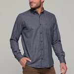Poli Gianni καρό ανδρικό πουκάμισο - 3125402 Καφέ