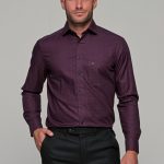 OLYMP Luxor Modern Fit Non Iron μακρυμάνικο πουκάμισο - 12702486 Μπορντό