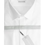 MICHAEL KORS Easy Iron μακρυμάνικο ανδρικό πουκάμισο - MK0DS01013 100 Άσπρο