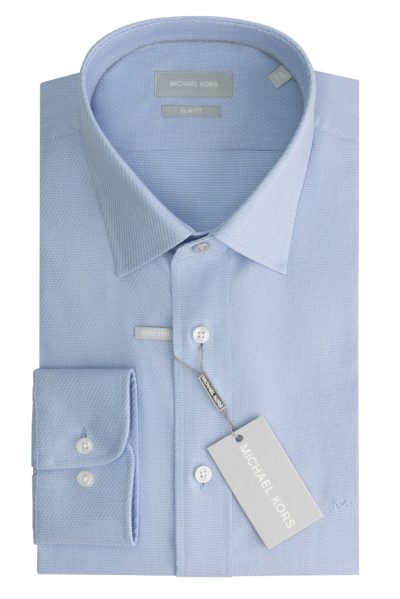 MICHAEL KORS Easy Iron μακρυμάνικο ανδρικό πουκάμισο - MK0DS01122 455 ΣΙΕΛ - Image 13