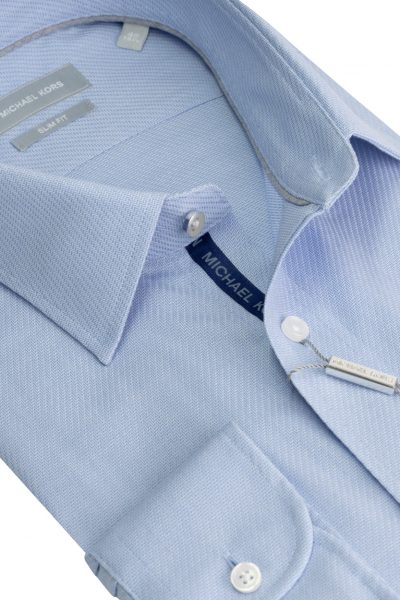 MICHAEL KORS Easy Iron μακρυμάνικο ανδρικό πουκάμισο - MK0DS01122 455 ΣΙΕΛ - Image 11
