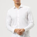OLYMP LEVEL 5 SMART CASUAL βαμβακερό ανδρικό πουκάμισο - 32023400 Άσπρο