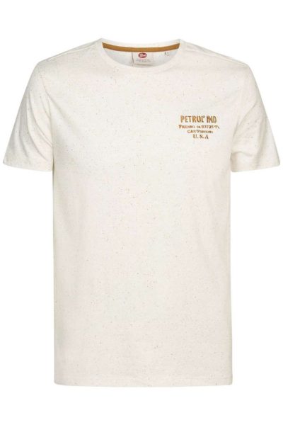 PETROL INDUSTRIES κοντομάνικο tshirt  - M1030TSR6220006 Εκρού - Image 6