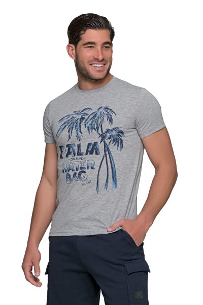 40WEFT κοντομάνικο ανδρικό t-shirt - PERRYS1415W071 Γκρι - Image 9