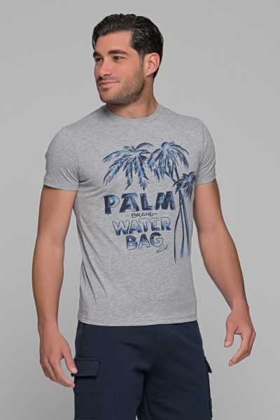 40WEFT κοντομάνικο ανδρικό t-shirt - PERRYS1415W071 Γκρι - Image 7