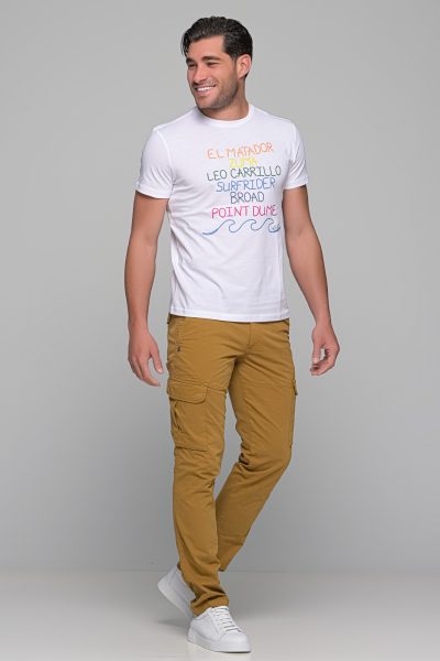 40WEFT κοντομάνικο ανδρικό t-shirt - PERRYS1414 ZUMA - Άσπρο - Image 4