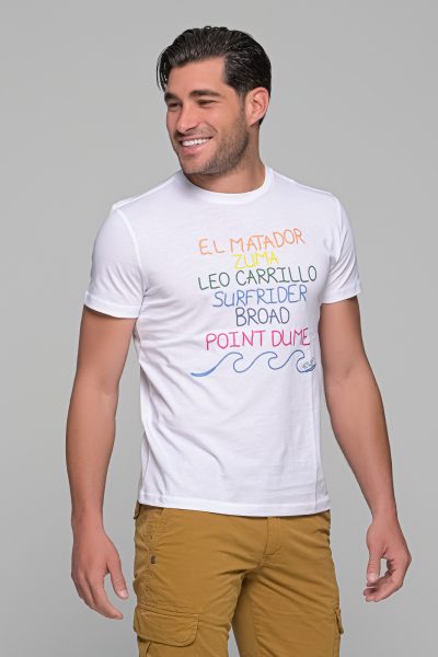 40WEFT κοντομάνικο ανδρικό t-shirt - PERRYS1414 ZUMA - Άσπρο - Image 8