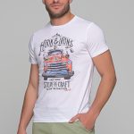 40WEFT κοντομάνικο ανδρικό t-shirt - PERRYS1414 IRONS - Άσπρο