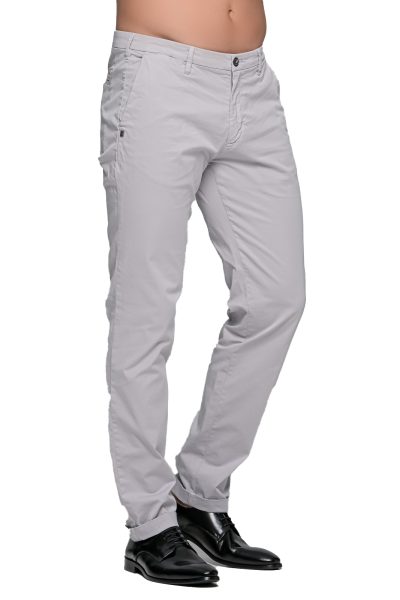 4ΟWEFT βαμβακερό παντελόνι chino - LENY1259W2424 Γκρι - Image 7