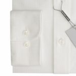 MICHAEL KORS Easy Iron μακρυμάνικο ανδρικό πουκάμισο - MK0DS01164100 Άσπρο - Image 4