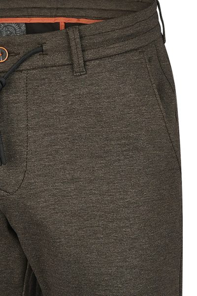 HATTRIC  βαμβακερό παντελόνι jogger - DAN 677925232420 Καφέ - Image 6