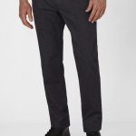 Red Point χειμερινό ανδρικό παντελόνι chino - JASPER 8013169490000800 Μαύρο