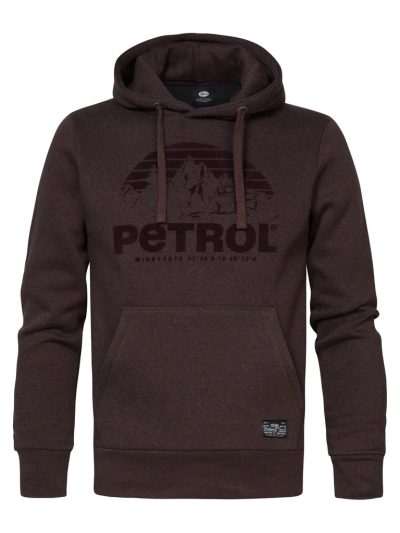 PETROL INDUSTRIES  ανδρικό φούτερ με κουκούλα - M3030SWH3587109 Καφέ - Image 8