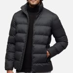 GEOX ανδρικό μπουφάν - M3628QT3032F9134 LEVICO Γκρι