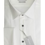 MICHAEL KORS Easy Iron μακρυμάνικο ανδρικό πουκάμισο - MK0DS01197100 Άσπρο