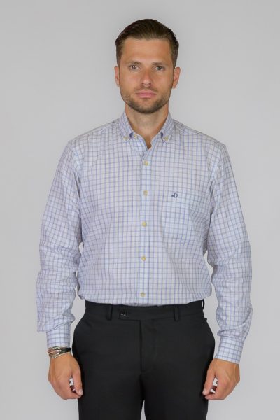 Poli Gianni Big Size casual ανδρικό πουκάμισο  - BS3222102 Μπεζ