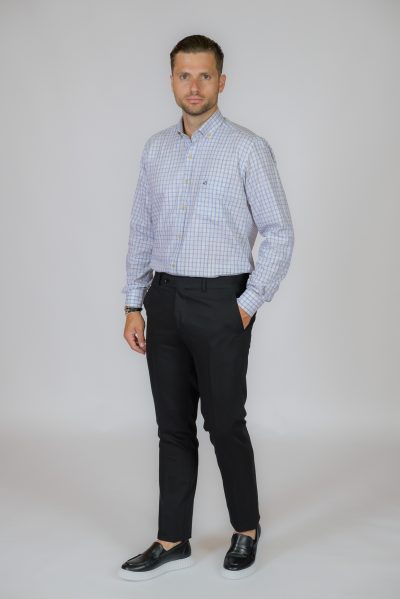 Poli Gianni Big Size casual ανδρικό πουκάμισο  - BS3222102 Μπεζ - Image 2