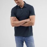 LERROS κοντομάνικο ανδρικό  POLO - 2443204485 μπλε