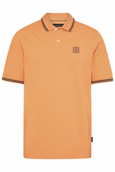BUGATTI  κοντομάνικο ανδρικό polo - 8150 55001A 670 Πορτοκαλί