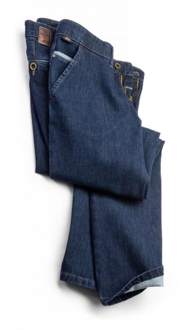 CLUB OF COMFORT ελαστικό ανδρικό παντελόνι jean - GARVEY705443 Μπλε - Image 9