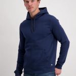 Carsjeans ανδρικό βαμβακερό φούτερ με κουκούλα - 4037912 Μπλέ