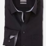OLYMP LUXOR COMFORT FIT Big Size Non Iron πουκάμισο - 07136468 Μαύρο