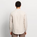 OLYMP CASUAL ανδρικό πουκάμισο βιέλα - 40826421 Μπεζ - Image 4