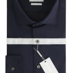 MICHAEL KORS μακρυμάνικο ανδρικό πουκάμισο performance Knit - MD0MD91498-411 Μπλε