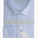 MICHAEL KORS μακρυμάνικο ανδρικό πουκάμισο performance stretch- MK0DS01258-455 Σιέλ