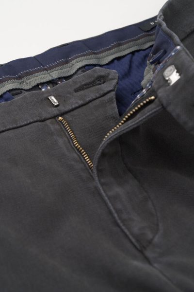 BUGATTI ανδρικό βαμβακερό παντελόνι chino - 489066347B280 ΓΚΡΙ - Image 3