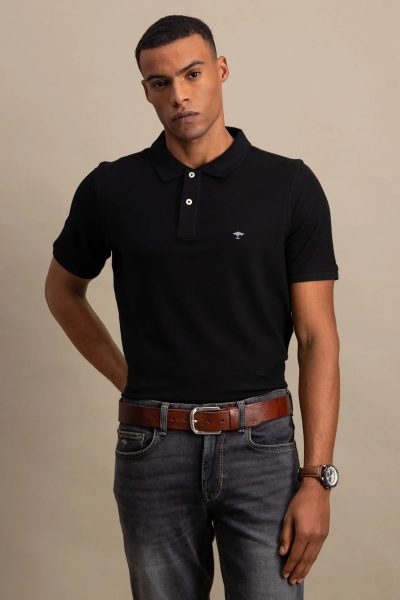 FYNCH HATTON ανδρικό polo κοντό μανίκι  - 1000-1700-999 Black - Image 6