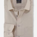 OLYMP LUXOR COMFORT FIT Big Size Non Iron πουκάμισο - 10497422 Μπέζ