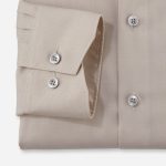 OLYMP LUXOR COMFORT FIT Big Size Non Iron πουκάμισο - 10497422 Μπέζ - Image 4