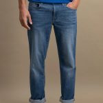 FYNCH HATTON ανδρικό παντελόνι jean - 1602-2913-606 Light Blue