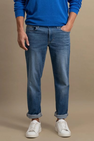 FYNCH HATTON ανδρικό παντελόνι jean - 1602-2913-606 Light Blue
