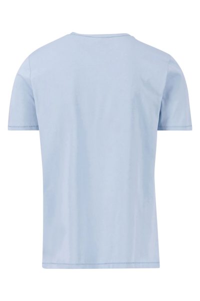 FYNCH HATTON ανδρικό tshirt κοντό μανίκι  -1503-1511-607 Σιέλ - Image 2
