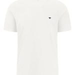 FYNCH HATTON ανδρικό tshirt κοντό μανίκι  - 1503-1707-824 Άσπρο