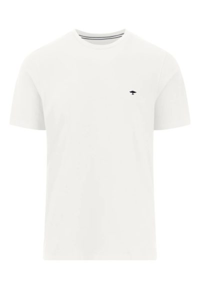 FYNCH HATTON ανδρικό tshirt κοντό μανίκι  - 1503-1707-824 Άσπρο