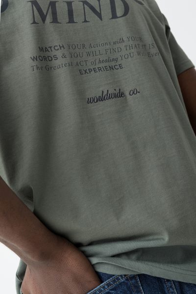 TIFFOSI ανδρικό κοντομάνικο t-shirt - 10059011-802 Χακί - Image 6
