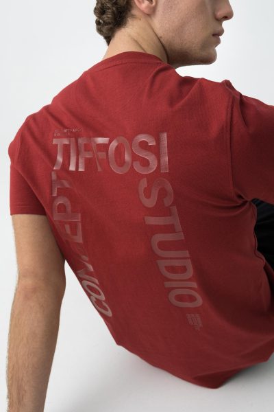 TIFFOSI ανδρικό κοντομάνικο t-shirt - 10059086-529 Μπορντό - Image 6