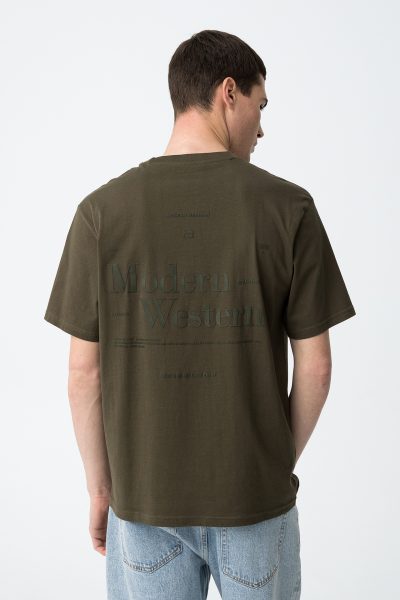 TIFFOSI ανδρικό κοντομάνικο t-shirt - 10059110-826 Χακί - Image 2