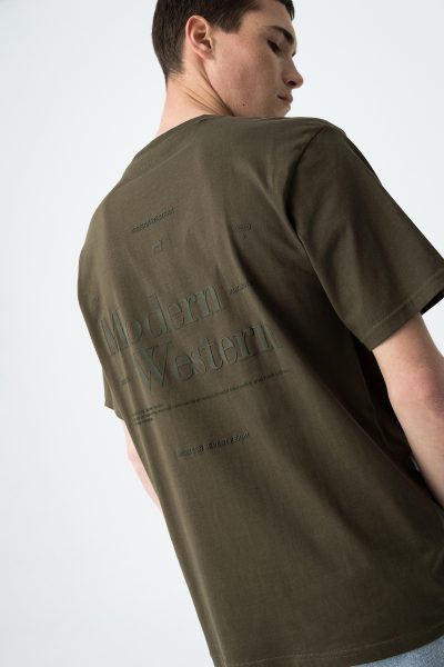 TIFFOSI ανδρικό κοντομάνικο t-shirt - 10059110-826 Χακί - Image 3