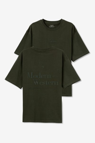 TIFFOSI ανδρικό κοντομάνικο t-shirt - 10059110-826 Χακί - Image 6