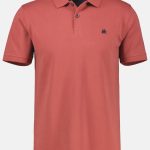 LERROS κοντομάνικο ανδρικό  POLO - 25232004331 Κεραμιδί