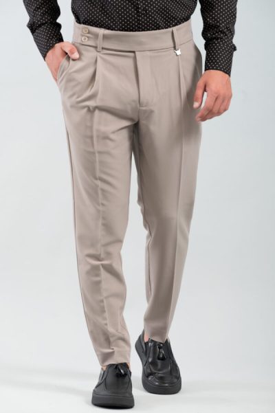 VITTORIO υφασμάτινο παντελόνι - 500-25-MARCO BEIGE - Image 6