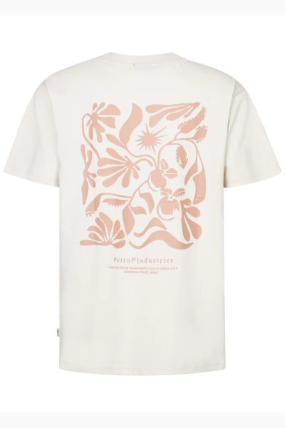 PETROL INDUSTRIES ανδρικό κοντομάνικο t-shirt - M-1050-TSR6210112 Εκρού - Image 8